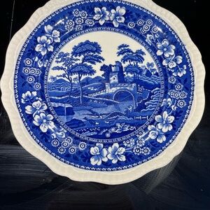 Spode Copeland Blue Tower Dinner Plates